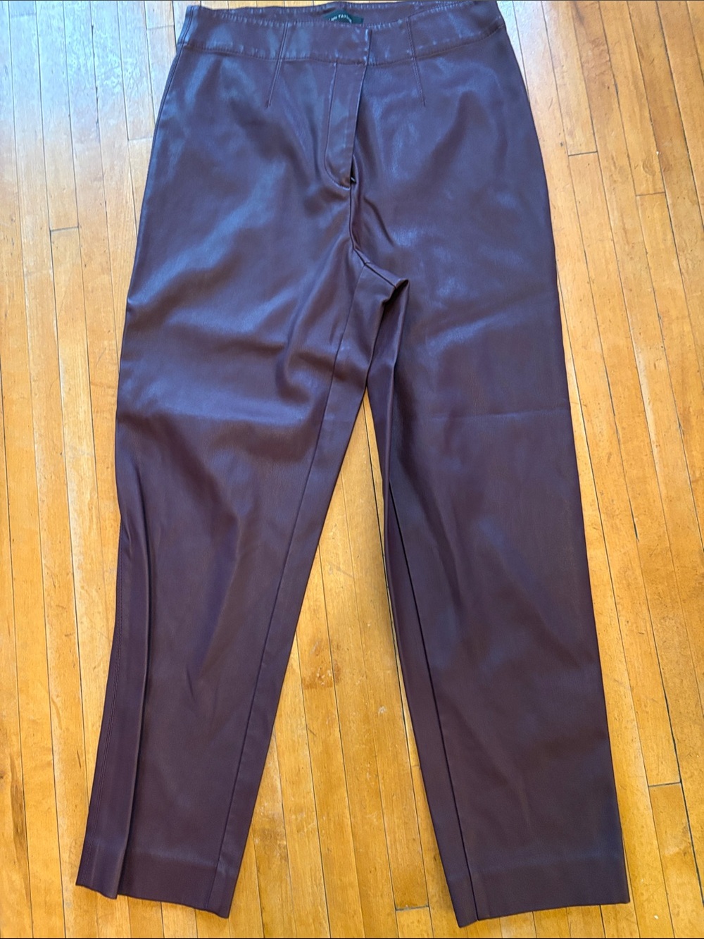 Ann Taylor Plum Straight-Leg Women's Pants